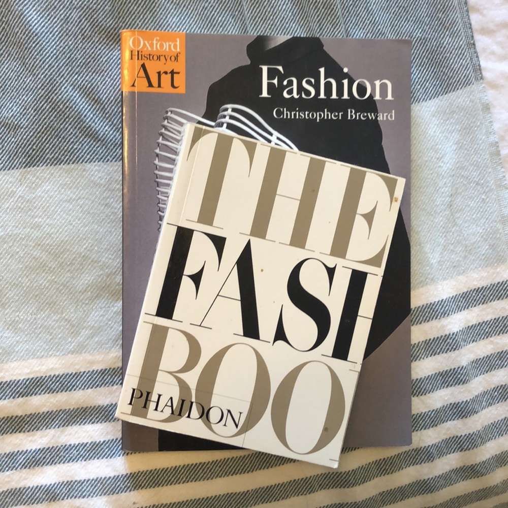 Fashion books by Christopher Breward and Phaidon